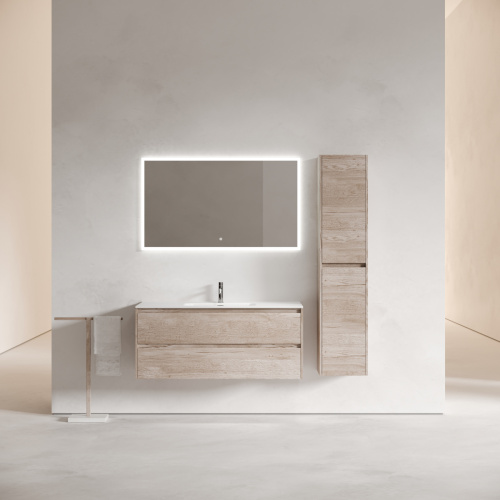 Тумба под раковину Sancos Libra LB120-1EG 120х50 подвесная цвет коричневый - фото 2